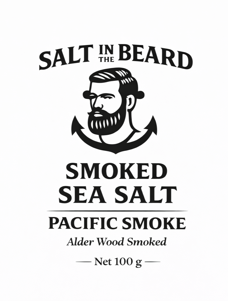 Pacific Smoke – Large Flake Alder Wood Smoked Sea Salt (100g)