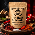 Smoke & Fire – Large Flake Smoked Sea Salt with Chipotle (100g)